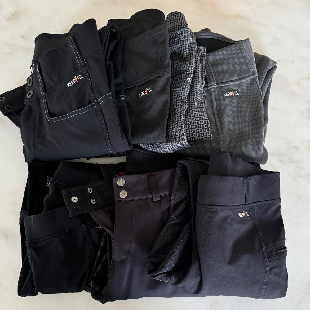 KERRITS WOMEN'S RIDING BREECHES - 7 pair